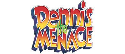 Dennis the Menace logo for GameBoy